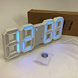 Годинник настільний цифровий електронний led LY-1089, Годинник електронний з підсвічуванням дисплея WZ-85, фото 7