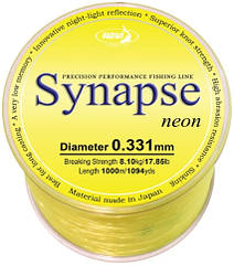 Леска Katran Synapse Neon 1000m (neon-yellow) 0.331mm 17.85lb