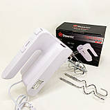 Міксер з різними швидкостями, Зручний міксер для кухні Побутовий з насадками ID-11, фото 2