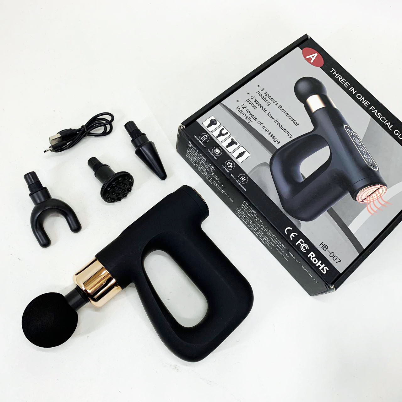 Масажери для тіла в домашніх умовах ручні, Ручний масажер для шиї Масажер масажу спини CD-34, фото 1