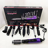 Фен для волосся 2 режими температури Gemei GM-4835 10 в 1, Хороший фен для випрямлення волосся XO-20, фото 2