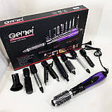 Фен для волосся 2 режими температури Gemei GM-4835 10 в 1, Хороший фен для випрямлення волосся XO-20, фото 7