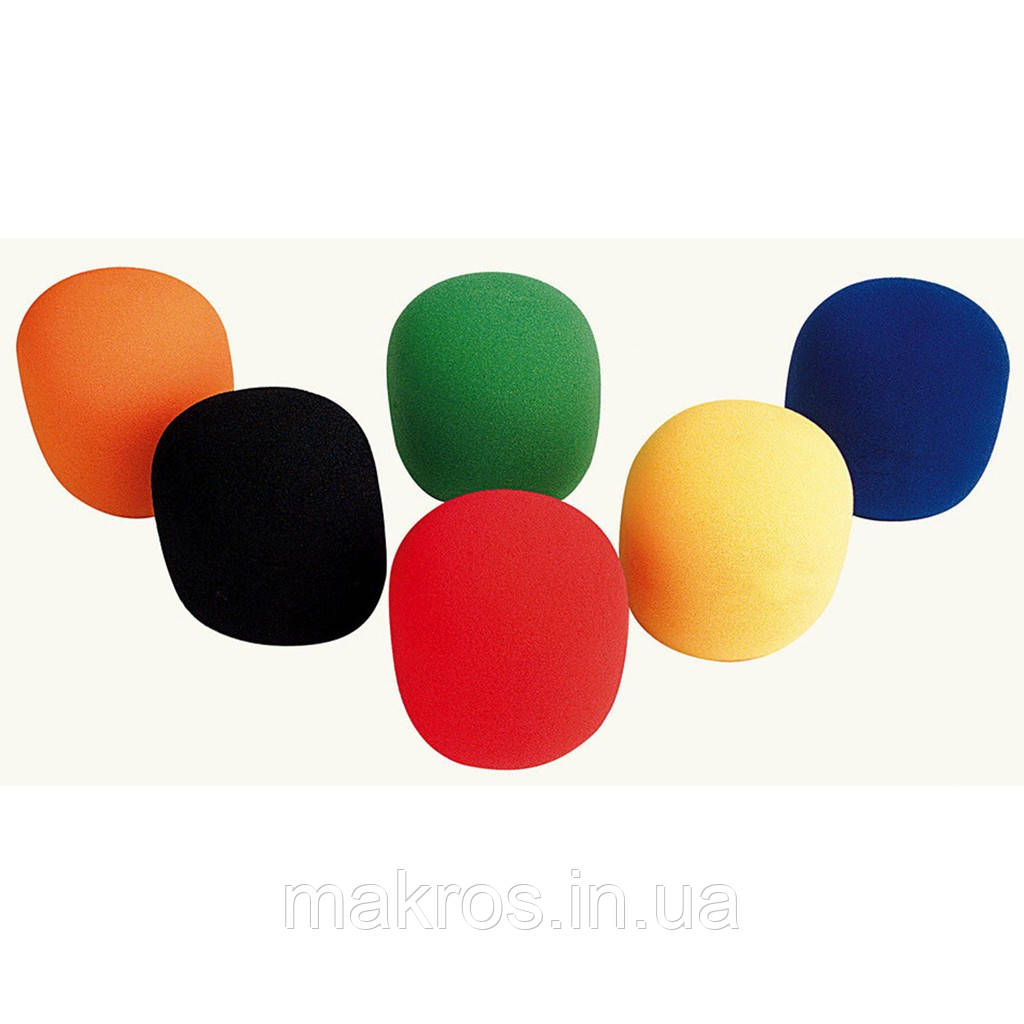 Вітрозахист для мікрофона різних кольорів - фото 1 - id-p265592107