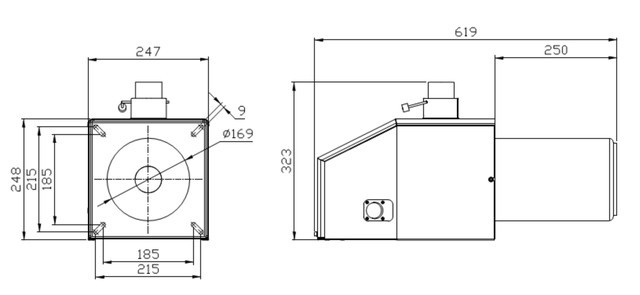 Пеллетная горелка Pellas X 44 kWt - фото 4 - id-p483715279