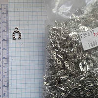 Метал. підвіска "Підкова" срібло, 1000 шт. у пап.