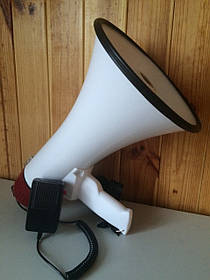 Мегафон із сиреною JS-555 на потужному акумуляторі