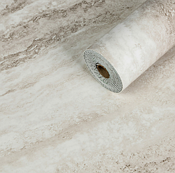 Самоклеюча вінілова плитка в рулоні 600х3000х2мм Перламутровий мармур Глянсова SW-00001283 new