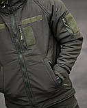 Зимовий тактичний костюм Gamma Original олива з утеплювачем Слімтекс ПП8165 ТМ, фото 6
