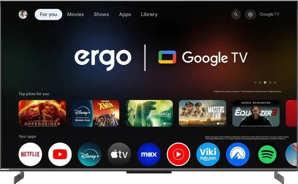 Телевізор Ergo 65MQ95 Game PRO Black 65, фото 1