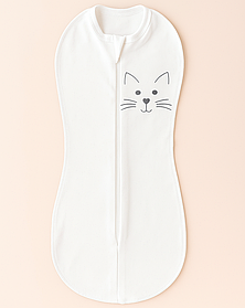 Дитяча пелюшка кокон для новонародженого немовляти європелюшка для сну сповивання 0-3 місяці BST білий