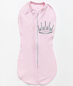 Дитяча пелюшка кокон для новонародженого немовляти європелюшка для сну сповивання 0-3 місяці BST рожевий 1