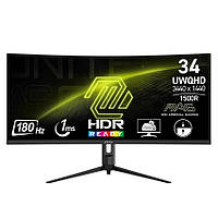 Монітор MSI 34' MAG 342CQR E2 VA Black Curved 180Hz