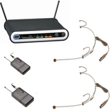 Радіосистема на 2 наголовні мікрофони на базі SHURE 207, фото 4