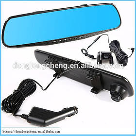 Автомобільний відеореєстратор дзеркало з камерою заднього огляду dvr 138w