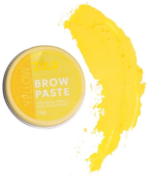 Контурна паста для брів ZOLA Жовта 15 г