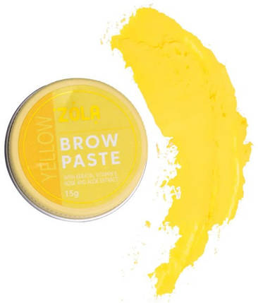 Контурна паста для брів ZOLA Жовта 15 г, фото 1
