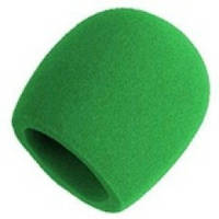 Ветрозащита для микрофона зеленого цвета
