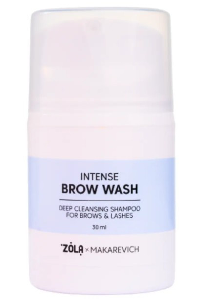 Технологічний шампунь ZOLA x Makarevich для глибокого очищення вій і брів 30 мл