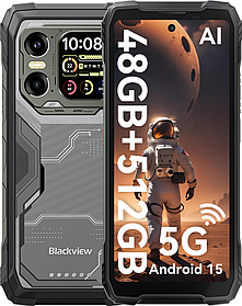 Смартфон Blackview XPLORE 1 Black 16/512GB Dimensity 7050 NFC 20000Amh 55W Fast Charging Android 15