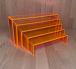 Комплект акрилових підставок підставки для взуття, сумок і товарів, фото 5