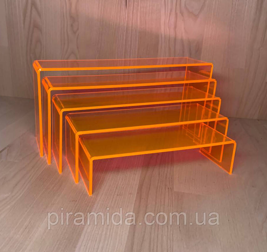 Комплект акрилових підставок підставки для взуття, сумок і товарів, фото 1