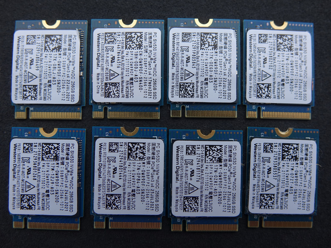 SSD накопичувач WD SN530 256GB NVMe M.2 2230 TLC 3D NAND (SDBPTPZ--256G-1012) ссд диск для ноутбука ПК Ігрових консолей, фото 1