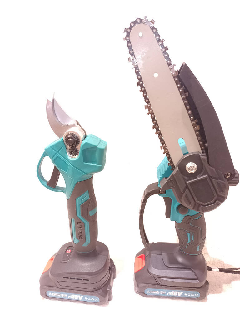 Аккумуляторный набор 3в1 Секатор + Пила + Высоторез 3м, ПОВОРОТНЫЙ на 180° HP227 - фото покупателей 4