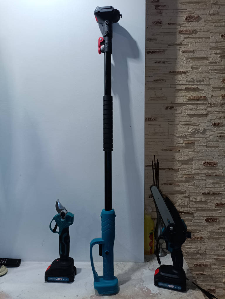 Аккумуляторный набор 3в1 Секатор + Пила + Высоторез 3м, ПОВОРОТНЫЙ на 180° HP227 - фото покупателей 2