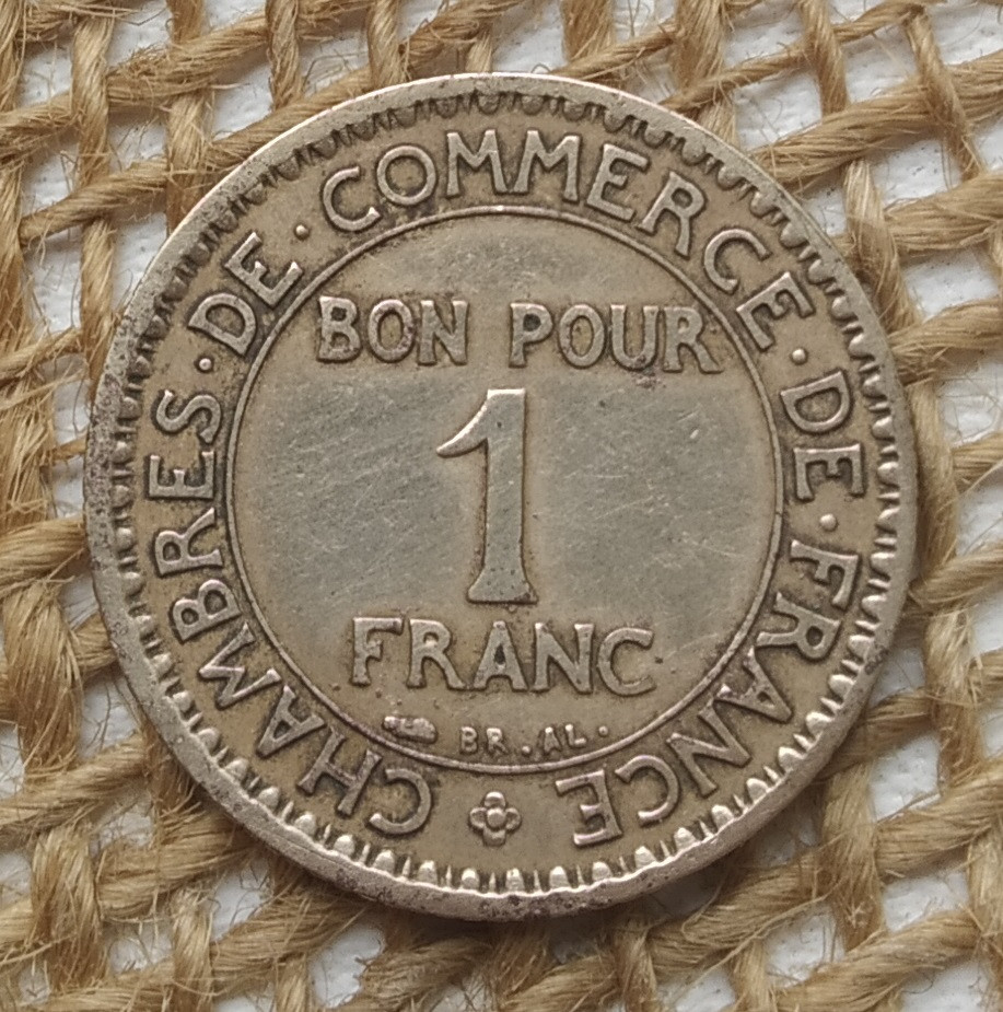 1 франк 1922 року францiя, фото 1