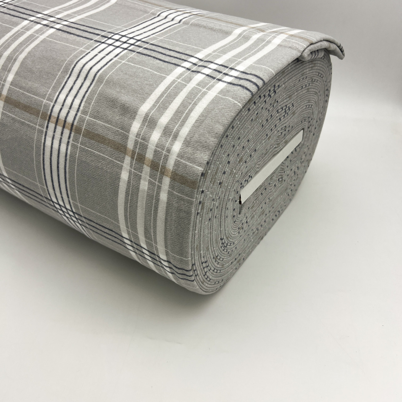 Фланель "Клітинка сіро-біла" 240 см, фото 1