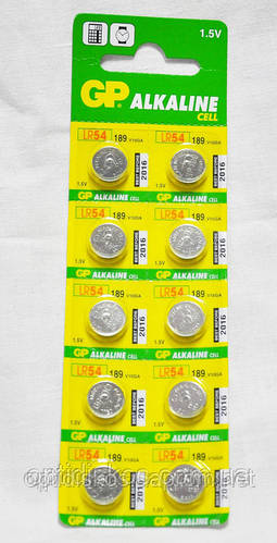 Батарейка часовая GP Alkaline AG10 (189), ціна 5.49 грн — Prom.ua (ID ...
