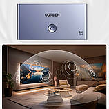 HDMI перемикач UGREEN CM624 8K 60Hz 4K 120Hz 3 входи в 1 вихід з пультом дистанційного керування, фото 4