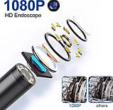 Ендоскопічна камера Wi-Fi 3в1 для автомобільного трубопроводу USB/Type-C/IOS/8мм/1м/IP67/HD1080P, фото 10