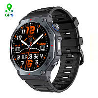 Розумний годинник V20 з ліхтариком 1.43" Водонепроникний Чорний