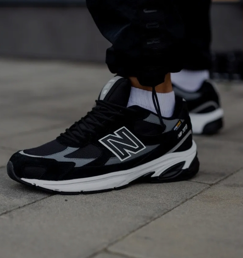 Кросівки термо зимові чоловічі чорні з сірим, фото 1