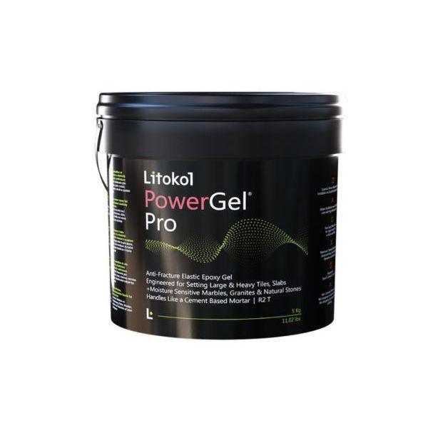 Двокомпонентний епоксидний гель проти розтріскування Litokol PowerGel Pro білий 10 кг, фото 1