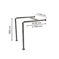 Огородження подвійне у санвузол