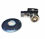 Кран кутовий для під'єднання пральної машинки, фото 3