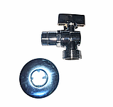 Кран кутовий для під'єднання пральної машинки, фото 2