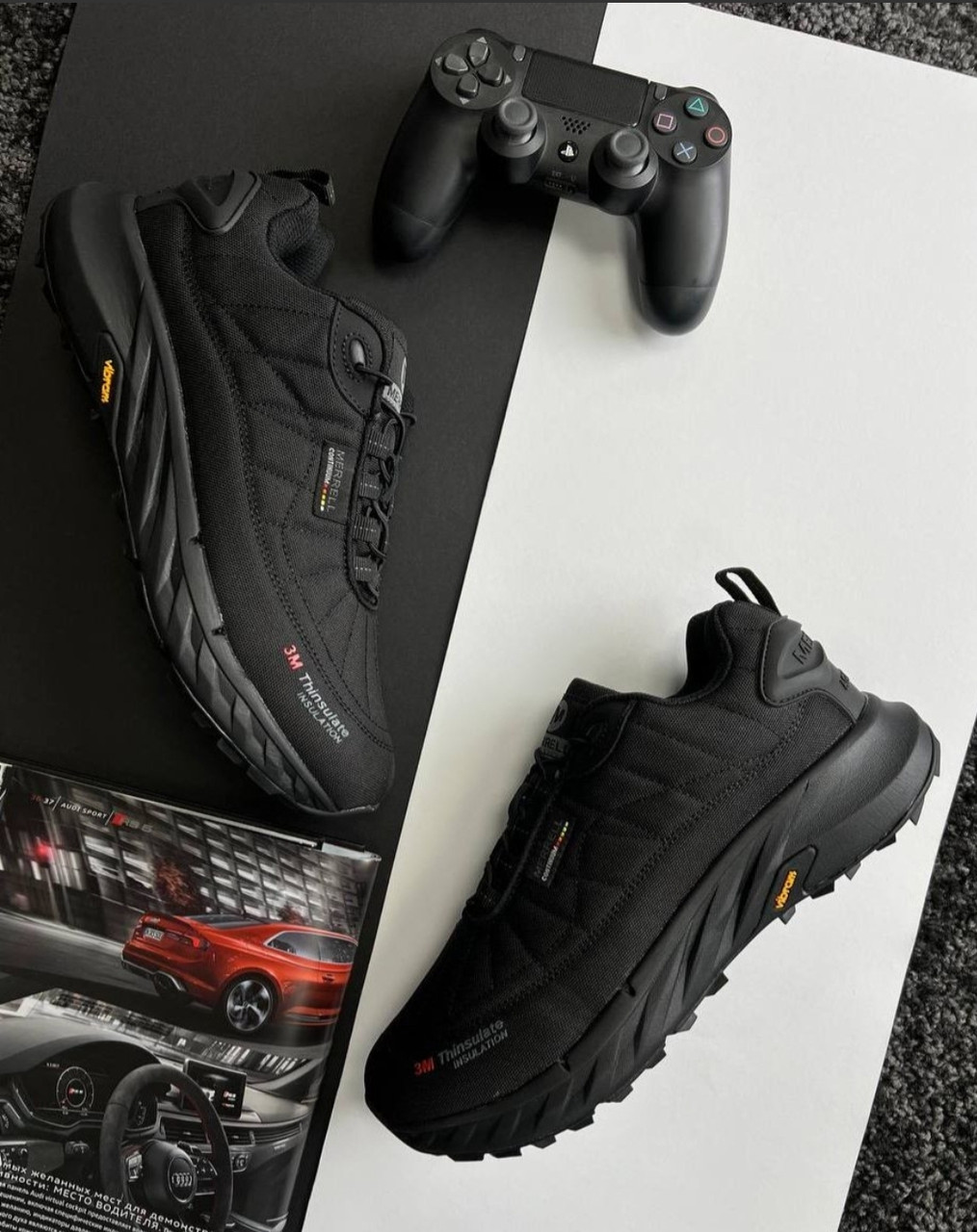 Кросівки термо зимові чоловічі чорні 44р, фото 1