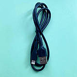Кабель USB Data Lightning Apple iPhone, 2.4А, 1 метр, чорний, фото 2