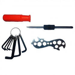 Набір ключів для збирання велосипеда з коробки