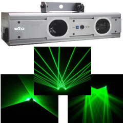 Здвоєний лазер зеленого кольору BE006