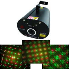 Ефект лазерного серюту + зірки + площини BEFS004