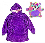 Дитяча іграшка-толстовка плед трансформер з капюшоном та рукавами 3 в 1 Huggle Pets Hoodie, фото 8