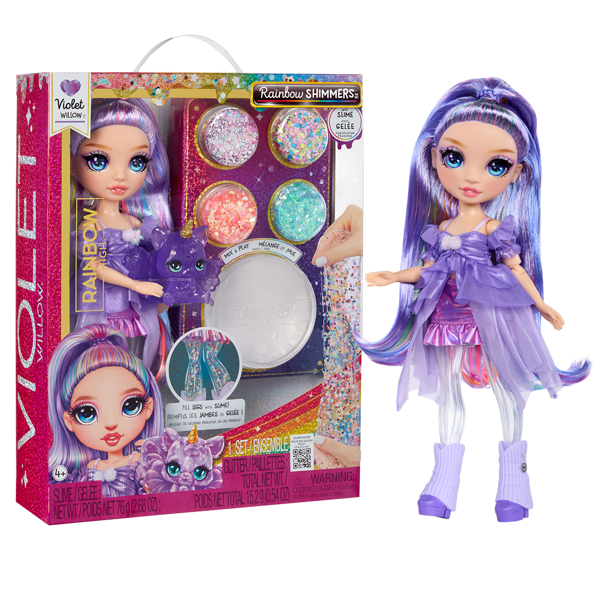 Лялька Rainbow High Rainbow Shimmers Віолетта, фото 1