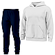 Теплий дитячий спортивний костюм однотонний Білий, 4-16 років, фото 2