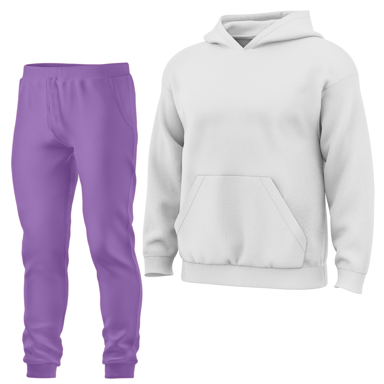 Теплий дитячий спортивний костюм однотонний Білий, 4-16 років, фото 1
