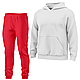 Теплий дитячий спортивний костюм однотонний Білий, 4-16 років, фото 6