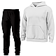 Теплий дитячий спортивний костюм однотонний Білий, 4-16 років, фото 7